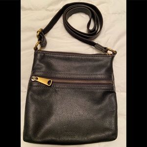 Fossil leather crossbody small